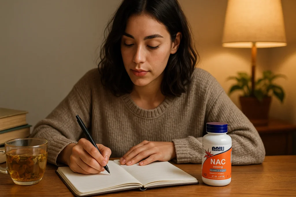 nainen kirjoittaa omia nac kokemuksia