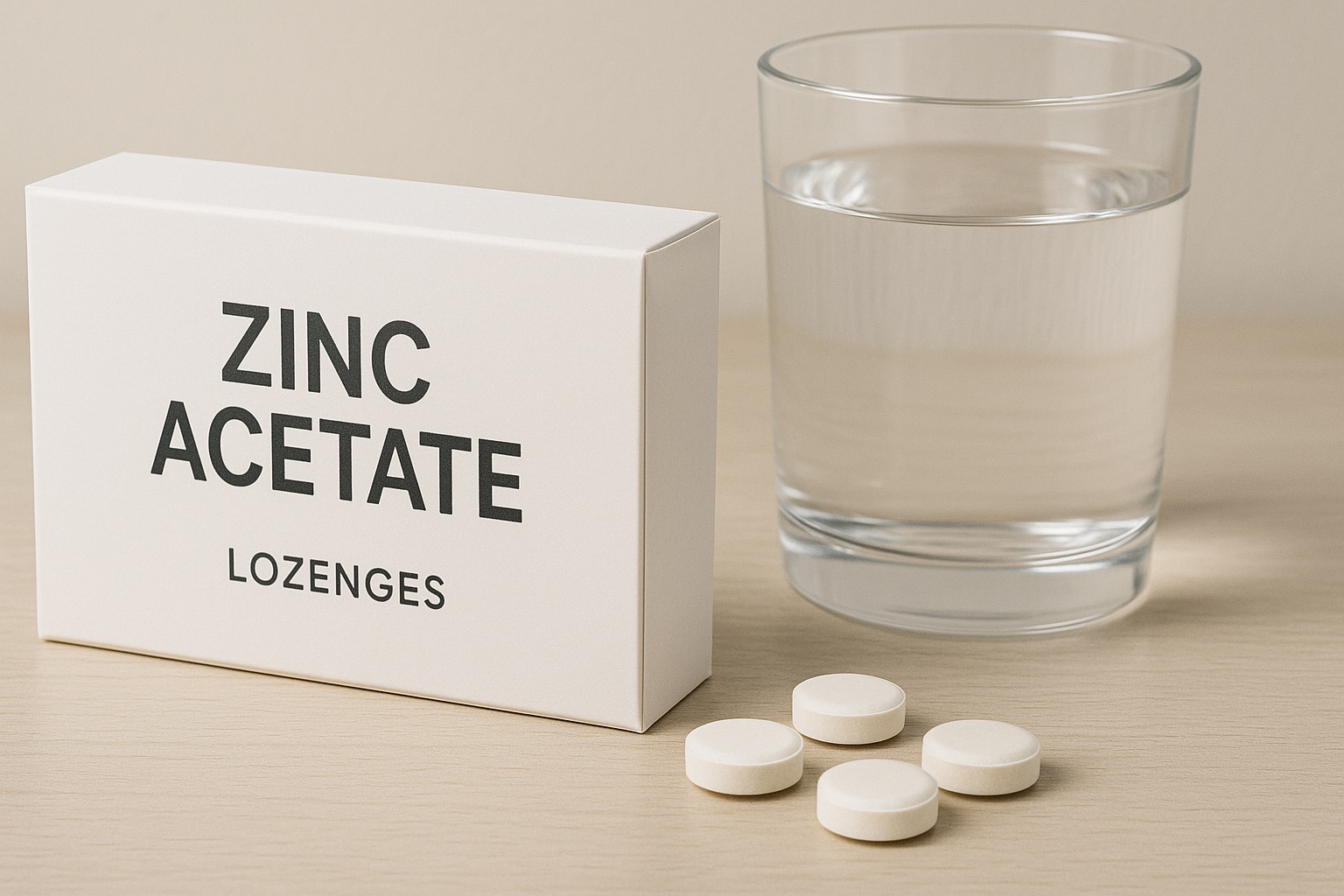 Sinkkiasetaattia sisältäviä imeskelytabletteja flunssan hoitoon